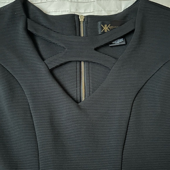 Kardashians Form Fitting Body-con Stretch Midi Dress - Picture 2 of 7